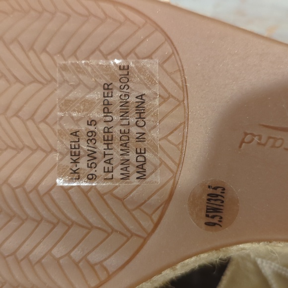 NWT Lucky Brand Women's KEELA Wedge Sandal wide width - Picture 9 of 9